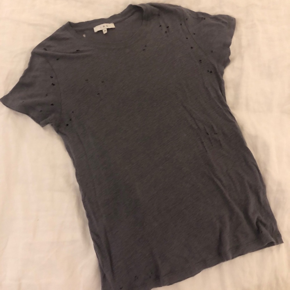 Iro Linen Tshirt Grey Size XSmall